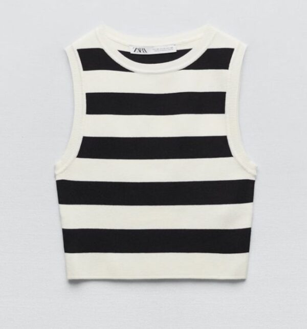 Top de Rayas Negras